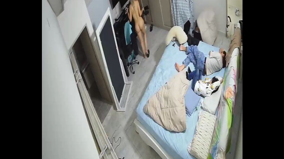 Pervert family mom and 2 sons sex surveillance camera in the house