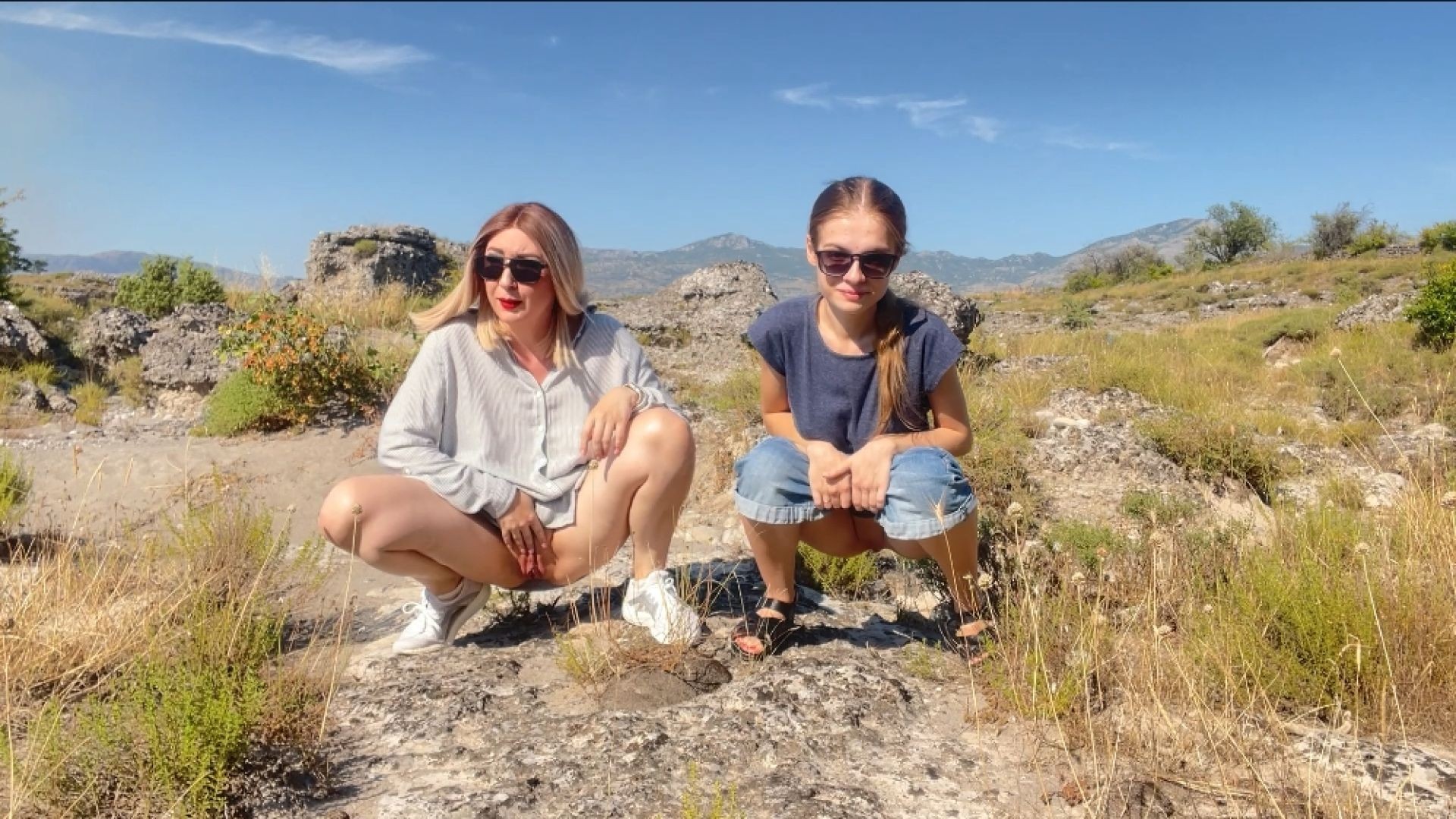 Pervert mom and daughter